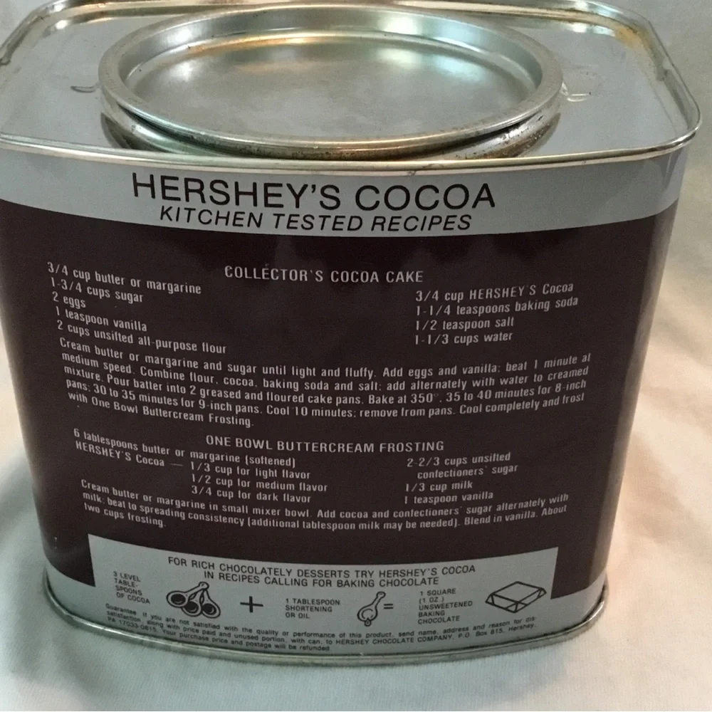 Hershey’s Cocoa Vintage Tin, 1 lb, 16 oz